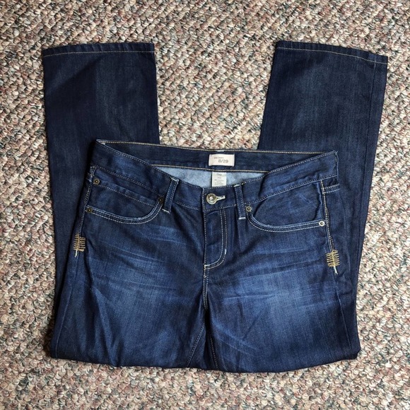 GAP Denim - Gap dark wash straight leg jeans size 8/29